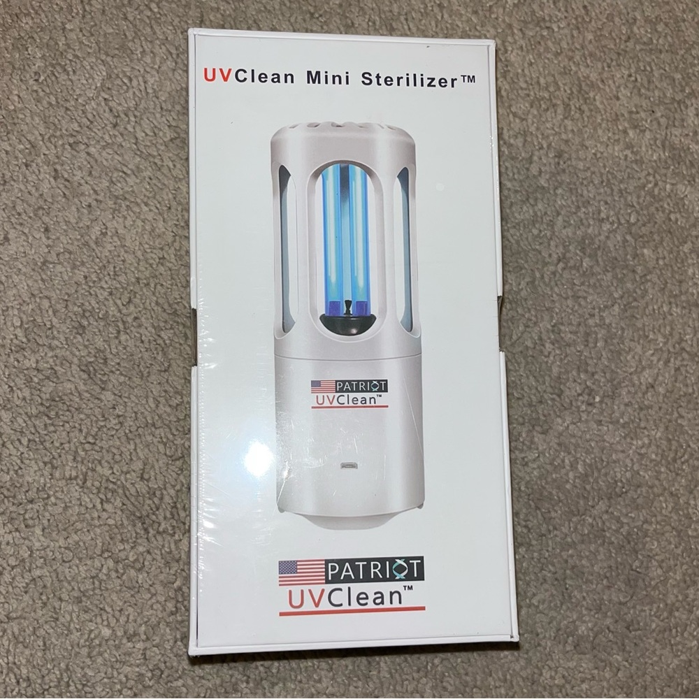 New & sealed UVClean Mini™
Portable 3W Mini USB UVC
Sanitizer